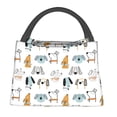 thumbnail image 1 of Fotbe Puppy Bolsa Térmica Portátil con Estampado, Bolsa de Entrega de Alimentos Aislada, Bolsa Reutilizable de Gran Capacidad para Comidas y Supermercado, 1 of 6