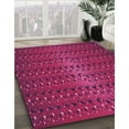 thumbnail image 3 of Ahgly Company Machine Washable Indoor Rectangle Transitional Medium Violet Red Pink Area Rugs, 5' x 7', 3 of 7