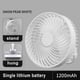 thumbnail image 4 of Ventilador de escritorio portátil, luz , ventilador USB de 3 blanco Gloria Abanico portátil, 4 of 9
