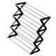 thumbnail image 4 of Organizador de zapatos con forma de 4 niveles, 16,5 x 7,3 x 19,5 pulgadas, fácil de instalar y moderno para Negro, 4 of 9
