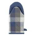 thumbnail image 2 of French Blue Tri Color Check Oven Mitt (Set of 2), 2 of 4