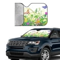 thumbnail image 3 of Kdxio Plants and Insects Print Front Windshield Sun Shade,Folding Auto Sunshade for Car Truck SUV-Medium, 3 of 7