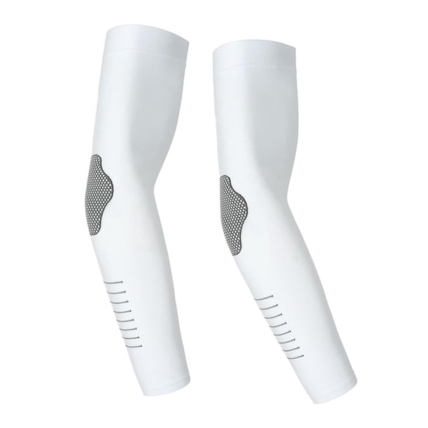 Manga de Hielo de Codo para Hombres Al Aire Libre Ciclismo Protección Solar, Secado de Verano Respirable Protector de Codo de Nylon Hielo Mangas de Seda