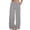 Grey, variant on Wide Leg Pants for Women Stretchy High Waisted Palazzo Yoga Pants Summer Casual Solid Lightweight Trousers, Brick Red, Size 2XL