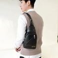 thumbnail image 3 of Admvng Sling Bag for Men Women Shoulder Backpack Chest Bags Father's Day Crossbody Daypack, 3 of 5