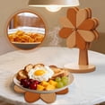 thumbnail image 4 of Hearth & Gear Wooden Windmill Decorative Ornament With Foldable Design Natural Color Desktop Art Piece For Home Modern Minimalist Style Pottery Set Place Mats Indoor Dining Washable Outdoor Dining, 4 of 5