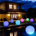 thumbnail image 2 of Luz De Piscina Flotante Impermeable Al Aire Libre Brillo De Color Inflable Lámpara De Piscina Ajustable Control Remoto Fácil De Usar Luz De Noche De Piscina Para Piscina Paisaje Piscina Cateissary HA013753-00, 2 of 7