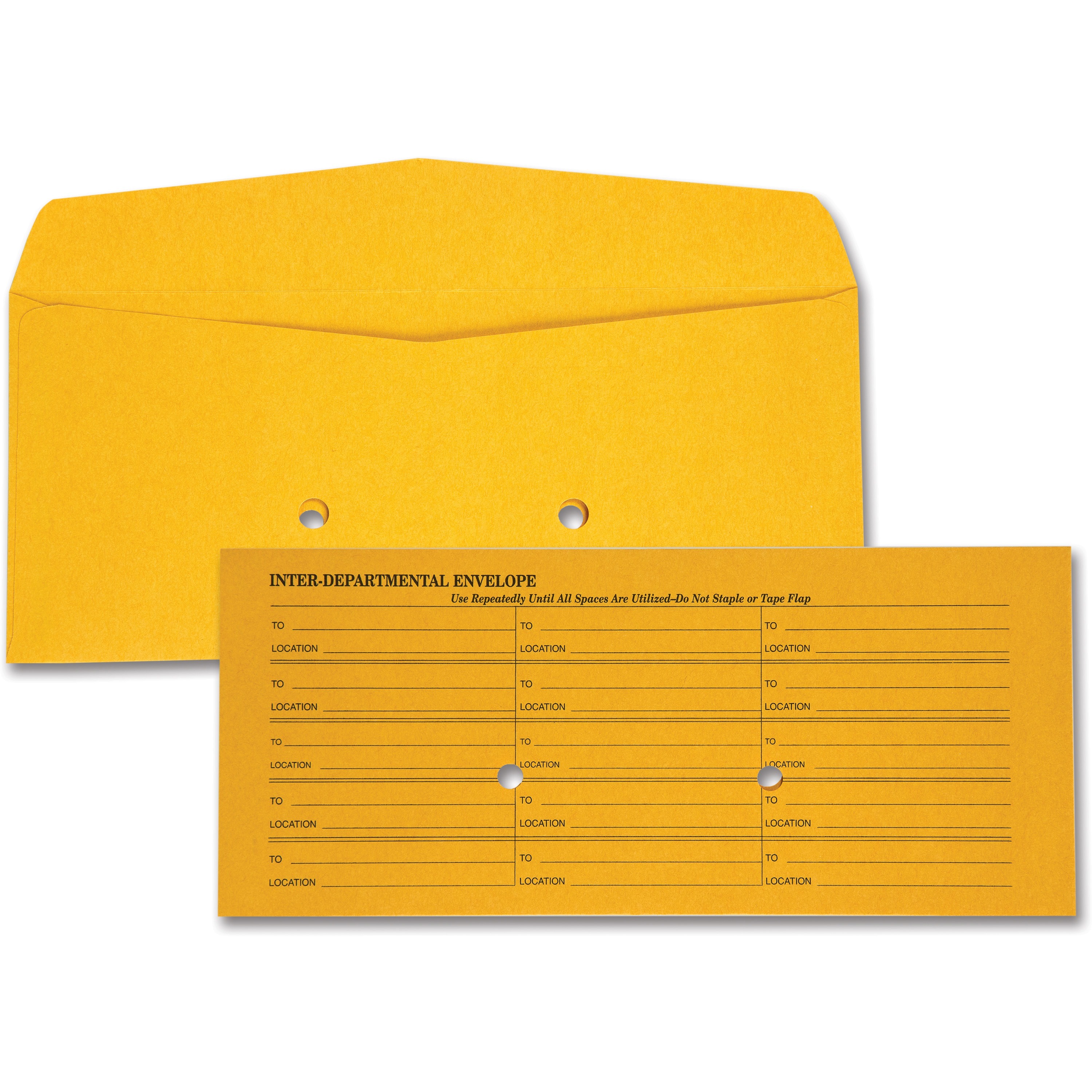 Quality Park Preprinted Interdepartment Envelopes, Kraft, 500 / Box