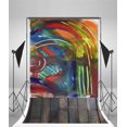 thumbnail image 2 of Telón de fondo ABPHQTO 150x220 cm graffiti abstracto fotografía estudio pintura al óleo Tablón de madera, 2 of 2