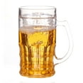 thumbnail image 2 of Water Bottle,Beer Mug 400ml Double Layer Funny Beer Mug PS Plastic Double Beer Mugs With Handles Mezzanine Model Beer For Bar Beverages Prank, 2 of 9