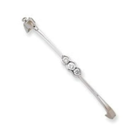 - 14k White Gold AAA Diamond bangle Diamond quality AAA (SI2 clarity, G-I color)