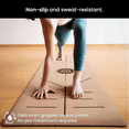 thumbnail image 3 of Cork Yoga Mat – Non-Slip, Extra-Thick Grip with Alignment Lines, Mini 72" x 24" x 0.17", Dreamer Color, 3 of 7