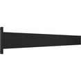 thumbnail image 2 of Ekena Millwork 2 1/2"W x 24"D Countertop Island Steel Heavy Duty Bracket w/ Flange, Powder Coated Black, 2 of 10