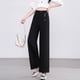 thumbnail image 4 of Pantalones de Pierna Ancha para Mujer Casual, Negro, 4 of 5