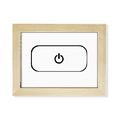 thumbnail image 1 of Keyboard Symbol Power Art Deco Fashion Desktop Photo Frame Picture Art Decoration Painting 6x8 inch, 1 of 3