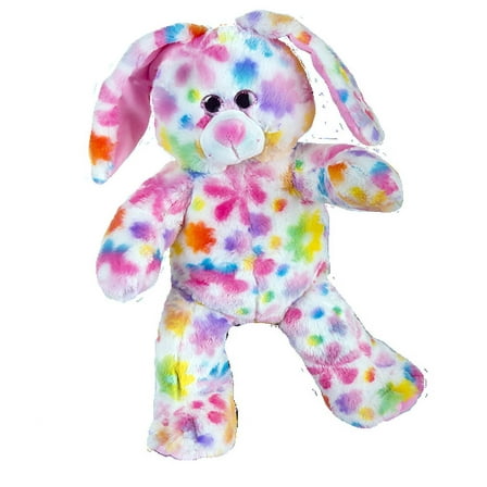 Plush Gear Berry The Bunny with Reindeer PJ for Stuffed Animal Outfit - 16 inch Make Own Plushie Teddy Bear Adorable Clothes, Gift for Kids