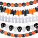 thumbnail image 1 of Gwong Decoración hogareña 300 cm Halloween Pumpkin Spider Bat Ghost Bunting Banner Garland Decoración de fiesta Gwong 21036866, 1 of 7