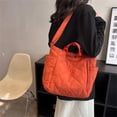 thumbnail image 5 of Kukuzhu Puffer Tote Bag Women Quilted Shoulder Crossbody Handbag Lattice Nylon Padded Hobo Cotton Puffy Purse Casual Satchel, 5 of 8