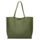 thumbnail image 5 of Dreubea Bolso de hombro de piel sintética suave para mujer, bolso de mano con borlas de gran capacidad, 5 of 5