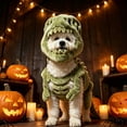 thumbnail image 6 of Halloween Dinosaur Skeleton Dog , Plush Pet Dino Cosplay Outfit with Headpiece, Cute Fancy Dress for Small Medium Dogs, for Halloween Party Holiday Photo Props, 6 of 6