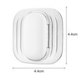 thumbnail image 4 of LCXmlly Adhesive Wall Protector Stickers Silicone Door Stopper Set Punch Free Mute Stickers for Door Handle Protection, 4 of 9