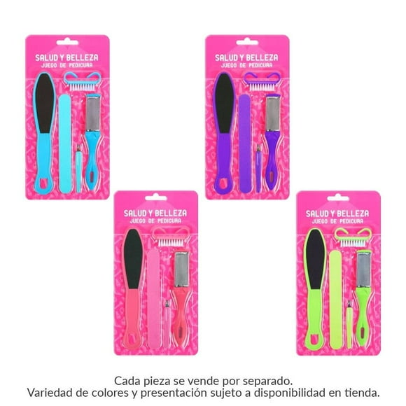 Set de pedicura Prichos varios colores 1 pza