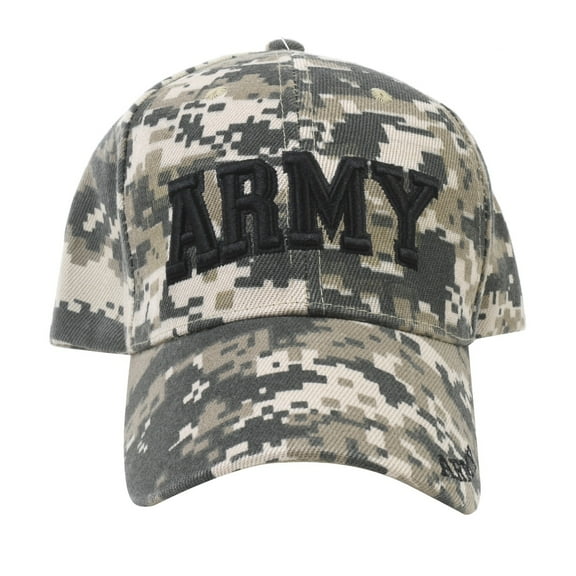 Officially Licensed US Army Camo Baseball Hat Military Veteran Ball Cap Vet Gift