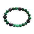 thumbnail image 2 of crystalmiracle Malachite 7mm Bead with Amethyst 10 mm Bead Stretch bracelet Fashion Accessory for Men Women, 2 of 4