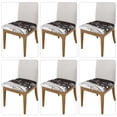 thumbnail image 2 of Bingfone Piano Keys With Musical Notes for Restaurant Chair Seat Covers,Removable Washable Chair Covers Protects-Six Piece, 2 of 7