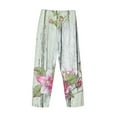 thumbnail image 5 of Disketp Vintage Wood With Floral Men'S Pajama Pants - Ultra Soft Fleece Sleep And Lounge Pants (Size: S-Xxl), 5 of 9