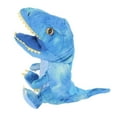 thumbnail image 2 of Plush Dinosaur Hand Toy, Soft Dinosaur Hand Toy Teaching Colorful Multi Function Collectible  For Preschool Green,Brown,Blue, 2 of 8