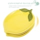 thumbnail image 5 of Juego de 4 platos con forma de limón, bol para postre, bol de cerámica con forma de limón, bol para servir, bol para ensalada., 5 of 7