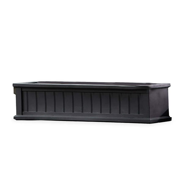 Lexington SelfWatering Window Box with Hanging Brackets, Anthracite