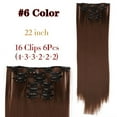 thumbnail image 6 of Long Straight Clip-in Synthetic Hair Extensions, 6 of 26