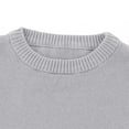 thumbnail image 6 of KAUOD Kids Knit Pullover Sweater Loose Soft Crew Neck Sweater Clothes Boys Girls Fall Casual Lined Sweatshirts Tops Clothes, 6 of 9