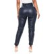 thumbnail image 5 of Pantalones de mujer Pantalones de cuero de imitación para mujer Pantalones pitillo delgados de cintura alta 1 1, 5 of 5
