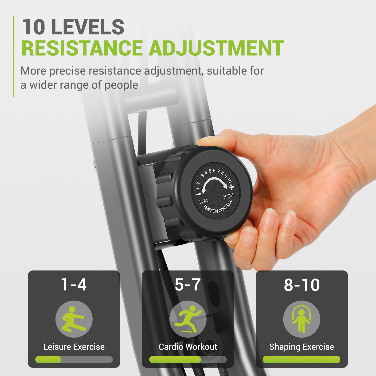 Dprodo Folding Exercise Bike with Magnetic Resistance photo 2