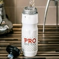 thumbnail image 3 of PRO BIKE TOOL Insulated Bike Water Bottle - 680 ml, 24 oz (White), 3 of 3