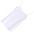 thumbnail image 3 of Chaleco de verano para mujer Chaleco con correa para el hombro ajustable Sin mangas Camiseta sin mangas para mujer (Talla XL Blanco), 3 of 5