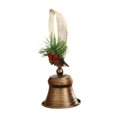 thumbnail image 4 of Adorno de campana de Navidad Hugo artesanía de metal decoración colgante, 4 of 9