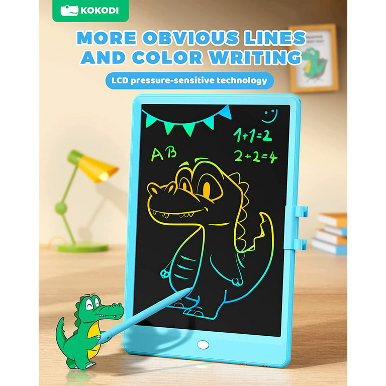 LCD Writing Tablet 10 Inch Colorful Toddler Doodle Board Drawing