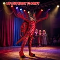 thumbnail image 2 of Magotan Halloween Kids Dragon Costume,Kids Halloween Dress Up,Halloween Funny Costume Cosplay Dragon Jumpsuit,Red,M, 2 of 7