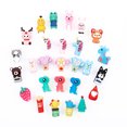 thumbnail image 3 of Juego de mini bolígrafos con dibujos creativos, bonitos y con forma de fruta y animal, accesorios para bolígrafos de gel, extensor de tapa de silicona suave, 3 of 4