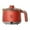 Gray Red, variant on Siruishop Electric Hot Pot Mini Hot Pot Household Multipurpose Cooking Pot Noodles Cooker Portable Electric Pot for Noodles Shabu Shabu Gray Red