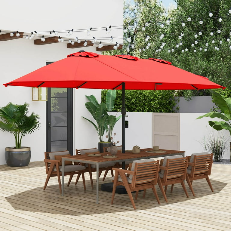 allen roth patio umbrellas allen + roth 11-ft Aluminum Tan Crank Cantilever Patio Umbrella with Lights  with Base in the Patio Umbrellas department at Lowes.com