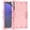 Rose Gold, variant on Shockproof Tablet Case Suitable for Samsung Galaxy Tab S9 FE Plus / S9 Plus / S10 Plus 12.4 Inch, Built-in Stand, Side Pen Slot, Raised Camera Protection, Black/Red/Rose Gold