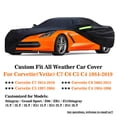 thumbnail image 2 of Whitejianpeak Waterproof Car Cover Compatible with Chevy Corvette C7 C6 C5 C4 1984-2019, All Weather Car Cover Rain Snow Cover with Reflective Strips and Storage Bag, Outdoor Indoor Full Car Cover, 2 of 6