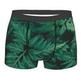 thumbnail image 5 of Uemuo Green Leave Fern Pattern Men's Boxer Briefs,Trunk Anti-Chafing,Comfortable, Durable, and Stylish Underwear-Large, 5 of 9