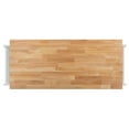 thumbnail image 4 of SAFAVIEH Kesler 2-Door 1 Shelf Kitchen Cart White / Natural, 4 of 7