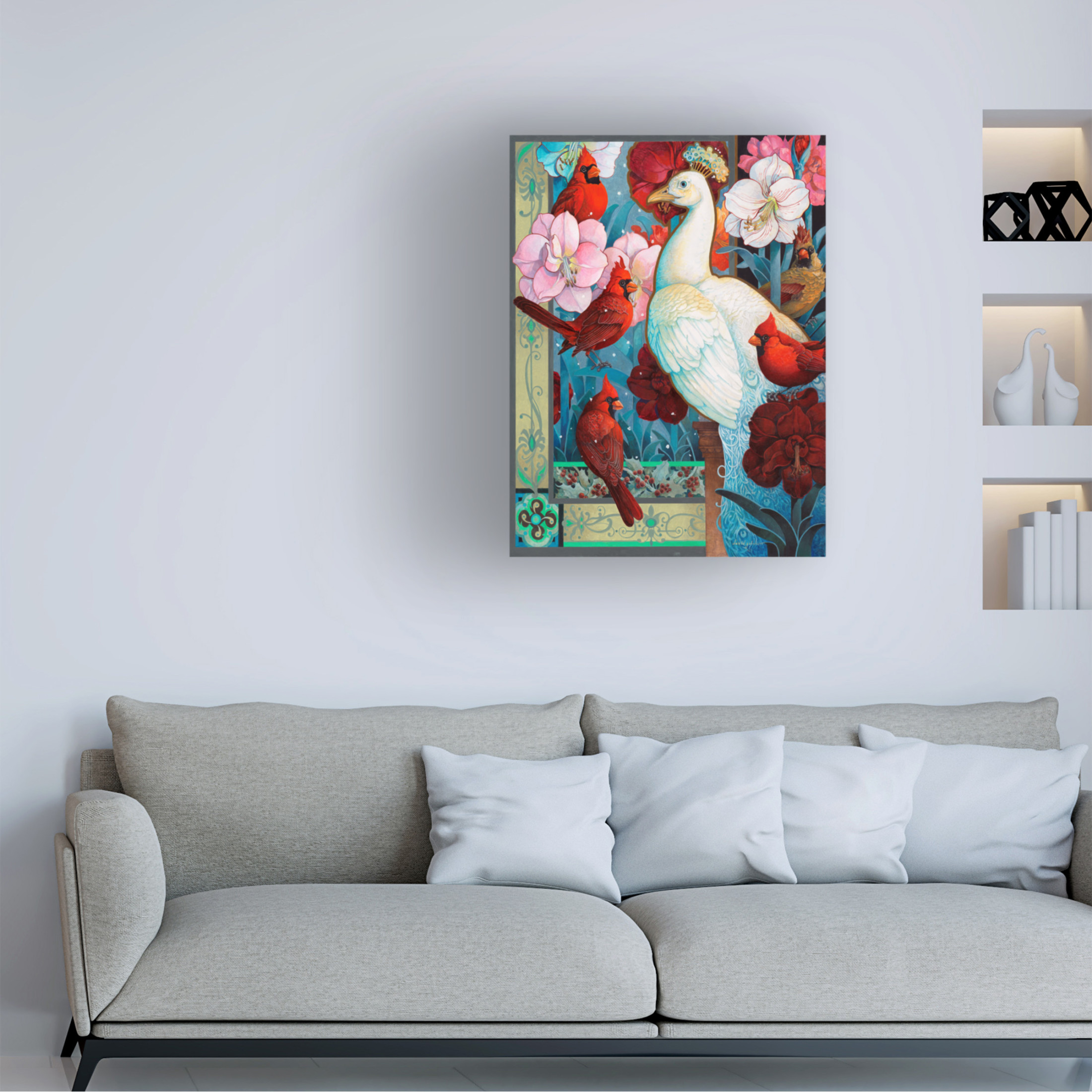 Canvas Wall Art - David Galchutt 'The Coming of Winter' Wall Art for Living Room, Bedroom, or Office Décor by Trademark Fine Art - 18 x 24 Inches